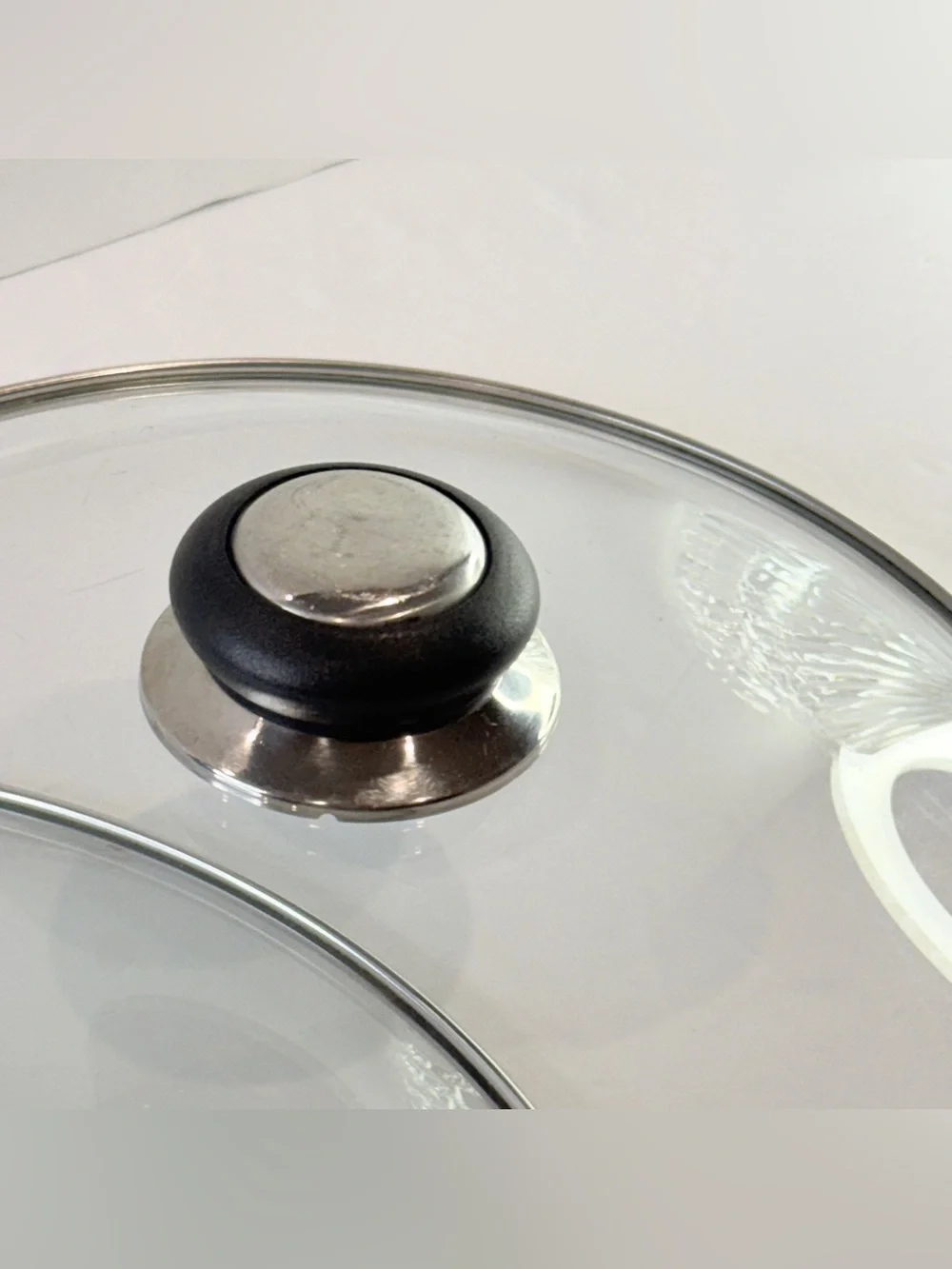Tempered Glass Pot Lid Set 8” & 10” Stainless Steel Rim Replacement Covers